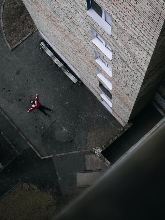 white and black concrete building